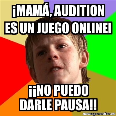 Meme Chico Malo ÂmamÃ audition es un juego online ÂÂno puedo