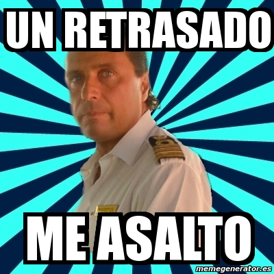 Meme Francesco Schettino Un Retrasado Me Asalto