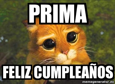 prima feliz cumpleaños. Crear meme Personalizado