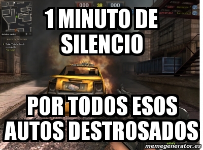 Meme Personalizado Minuto De Silencio Por Todos Esos Autos