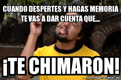 Meme Personalizado Cuando Despertes Y Hagas Memoria Te Vas A Dar