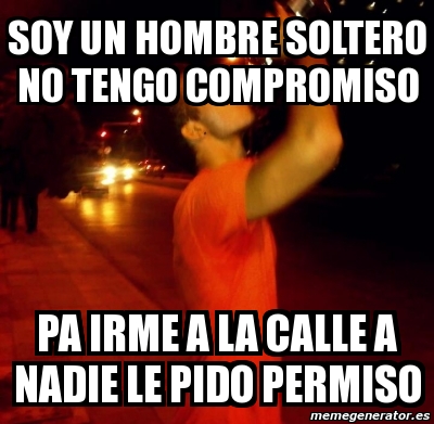 hombre soltero ya no hay