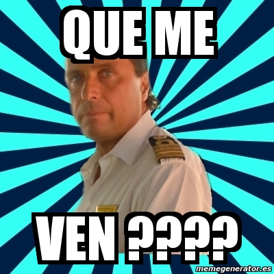 Meme Francesco Schettino Que Me Ven