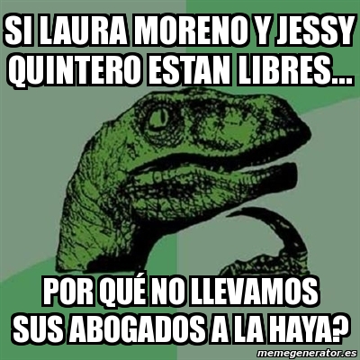 Meme Filosoraptor Si Laura Moreno Y Jessy Quintero Estan Libres