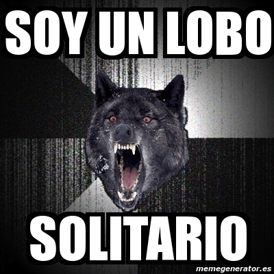 Lobo Solitario Meme