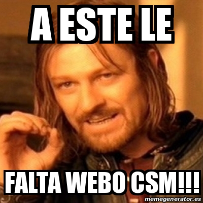 Meme Boromir A Este Le Falta Webo Csm 13494727