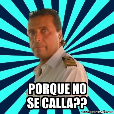 Meme Francesco Schettino Porque No Se Calla