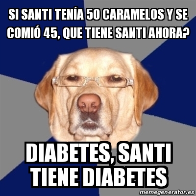 ... 45, que tiene santi ahora? diabetes, santi tiene diabetes - 17253141