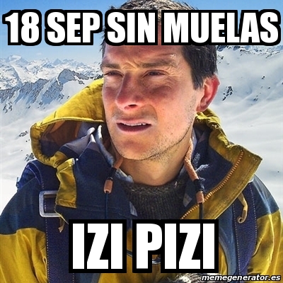 Meme Bear Grylls Sep Sin Muelas Izi Pizi