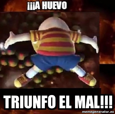 Meme Personalizado Triunfo El Mal 19125669