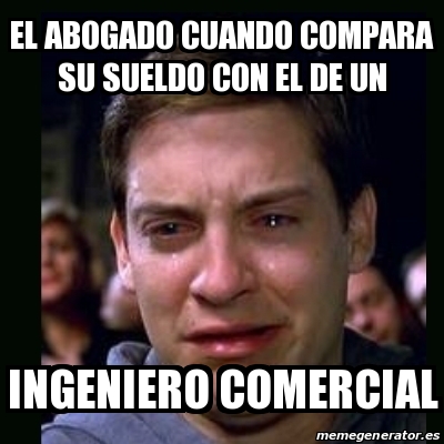 Meme Crying Peter Parker El Abogado Cuando Compara Su Sueldo Con El