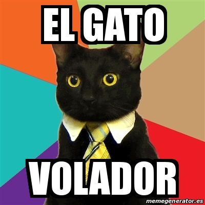 Meme Business Cat El Gato Volador