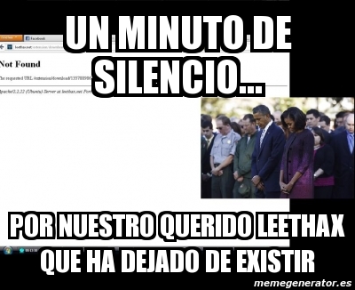 Meme Personalizado Un Minuto De Silencio Por Nuestro Querido