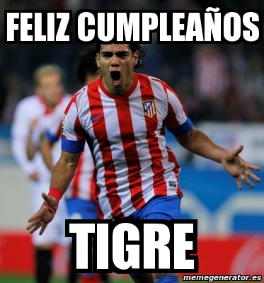 Meme Personalizado feliz cumpleaños tigre 2666022