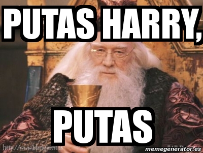 Meme Personalizado Putas Harry Putas