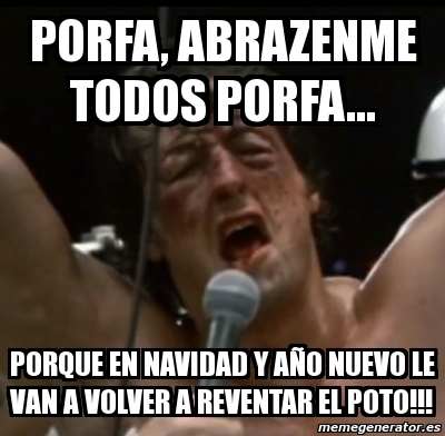 Meme Personalizado Porfa Abrazenme Todos Porfa Porque En Navidad