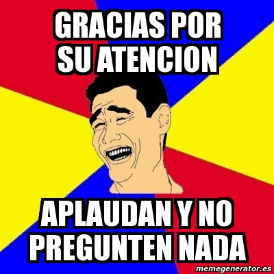 Meme Yao Ming Gracias Por Su Atencion Aplaudan Y No Pregunten Nada