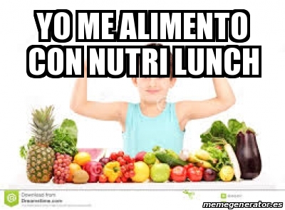 Meme Personalizado Yo ME ALIMENTO CON NUTRI LUNCH 20553715