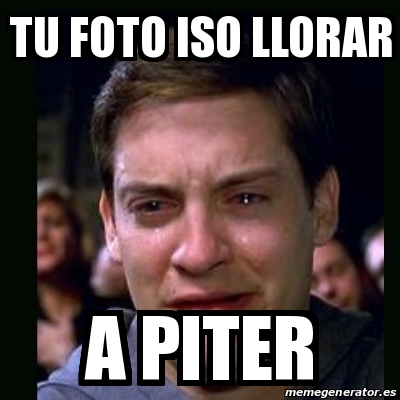 Meme Crying Peter Parker Tu Foto Iso Llorar A Piter