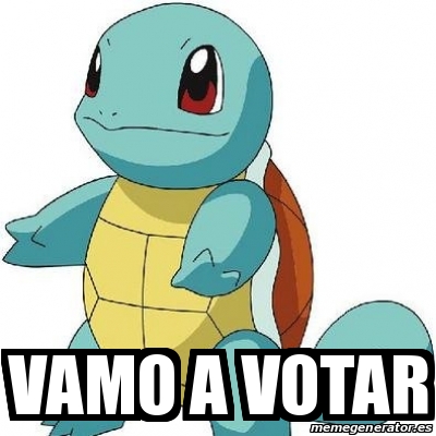 Meme Personalizado Vamo A Votar