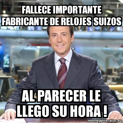 Meme Matias Prats Fallece Importante Fabricante De Relojes Suizos Al