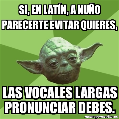 Vocales Largas En Latin 78