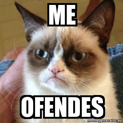 Meme Grumpy Cat Me Ofendes 24781970