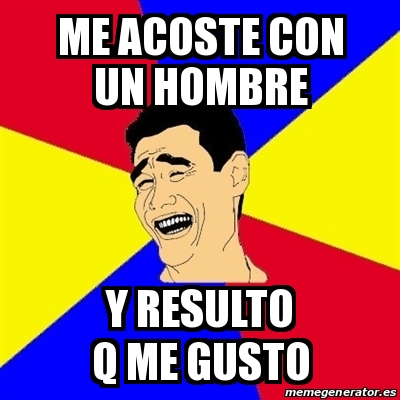 Meme Yao Ming Me Acoste Con Un Hombre Y Resulto Q Me Gusto