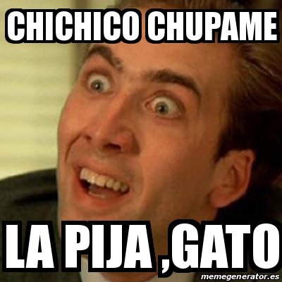 Meme No Me Digas Chichico Chupame La Pija Gato 28513112