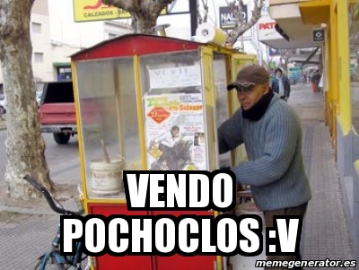 Meme Personalizado Vendo Pochoclos V