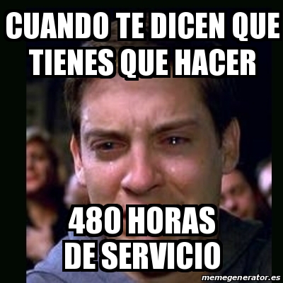 Meme Crying Peter Parker Cuando Te Dicen Que Tienes Que Hacer 480