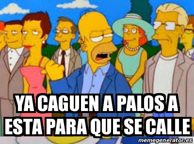 Meme Personalizado Ya Caguen A Palos A Esta Para Que Se Calle 29958462