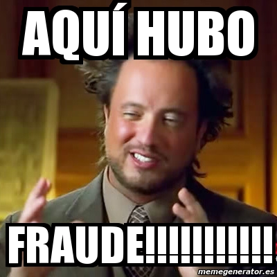 Meme Ancient Aliens AQUÃ HUBO FRAUDE 3334243