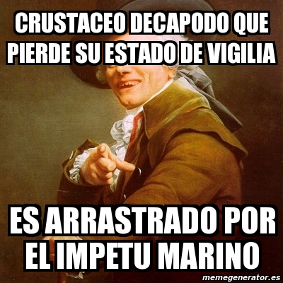 Meme Joseph Ducreux Crustaceo Decapodo Que Pierde Su Estado De