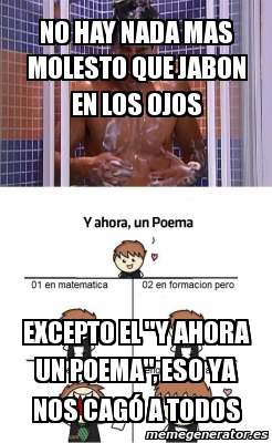 Y ahora un poema meme generator descargar