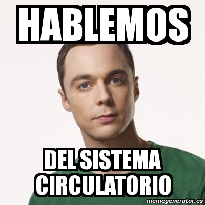 Meme Sheldon Cooper Hablemos Del Sistema Circulatorio 3786821