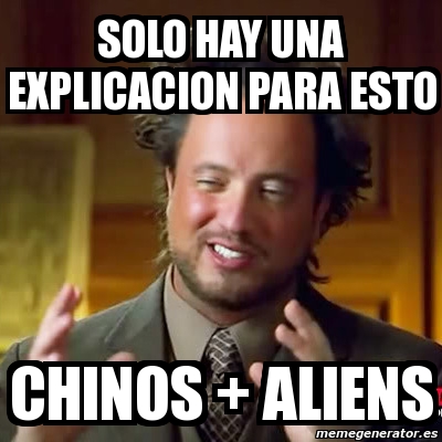 Resultado de imagen para chinos Con aliens