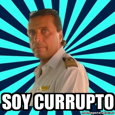 Meme Francesco Schettino Soy Currupto