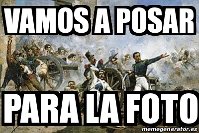 Meme Personalizado Vamos A Posar Para La Foto