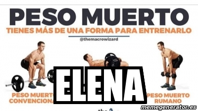 Meme Personalizado Elena