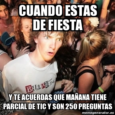 Meme Sudden Realization Ralph Cuando Estas De Fiesta Y Te Acuerdas