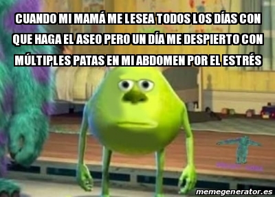 Meme Personalizado cuando mi mamÃ me lesea todos los dÃas con que