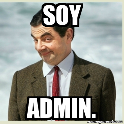 Meme Mr Bean Soy Admin