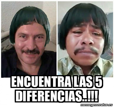 Meme Personalizado Encuentra Las Diferencias