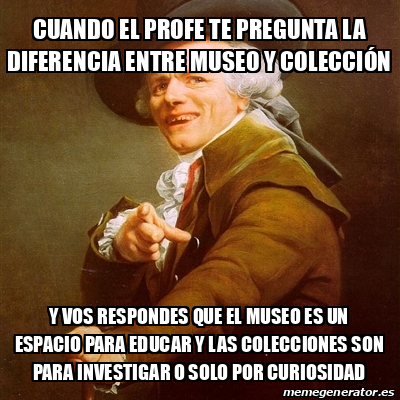 Meme Joseph Ducreux CUANDO EL PROFE TE PREGUNTA LA DIFERENCIA ENTRE