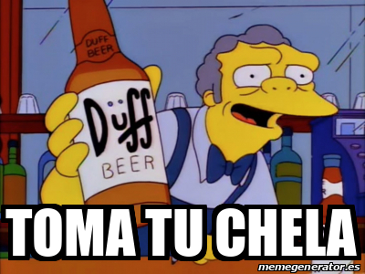 Meme Personalizado Toma Tu Chela