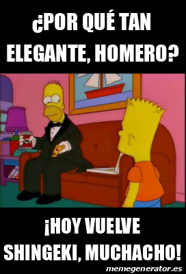 Meme Personalizado Por Qu Tan Elegante Homero Hoy Vuelve