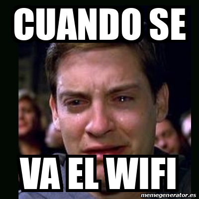 Meme Crying Peter Parker Cuando Se Va El Wifi 32168163