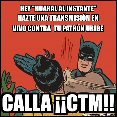 Meme Batman Slaps Robin Hey Huaral Al Instante Hazte Una