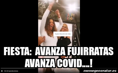 Meme Personalizado FIESTA AVANZA FUJIRRATAS AVANZA COVID 32455482